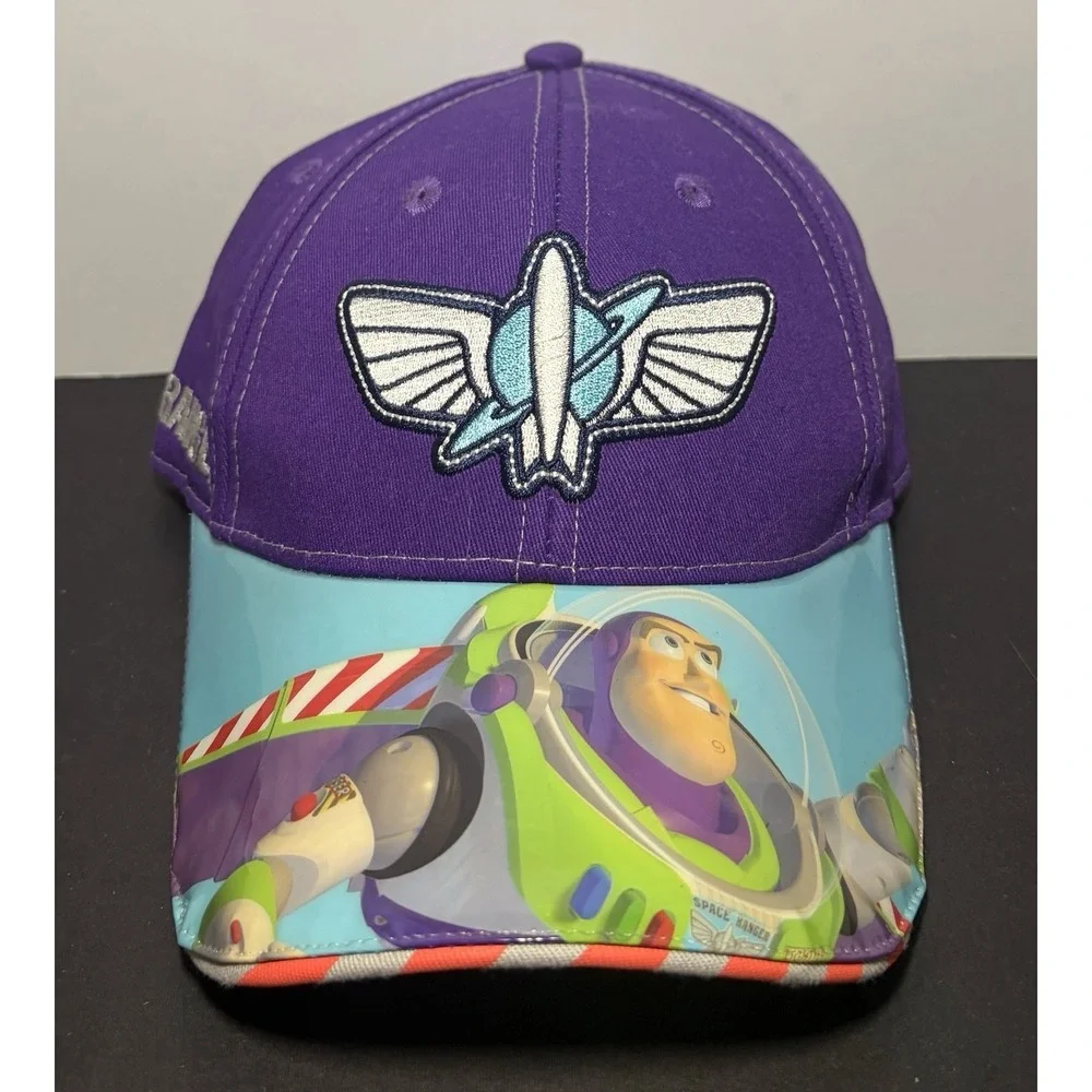 Disney On Ice Hat Cap Strap Back Youth Purple Blue Buzz Lightyear Space Ranger